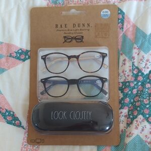 Rae Dunn Premium Blue Light Blocking Reading Glasses Set